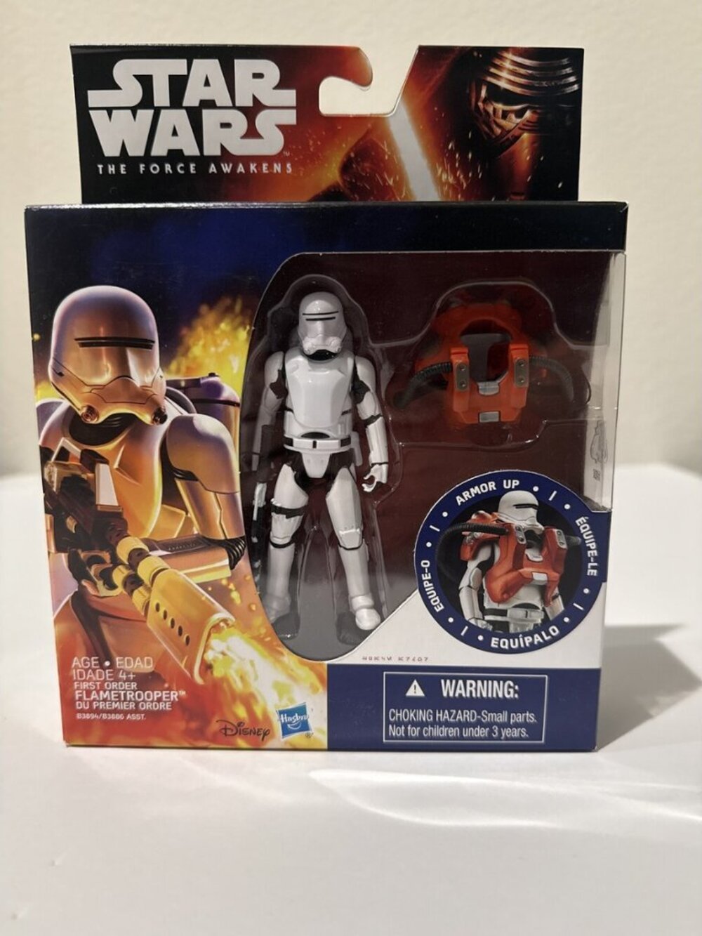 Star Wars The Force Awakens First Order Flametrooper Figure